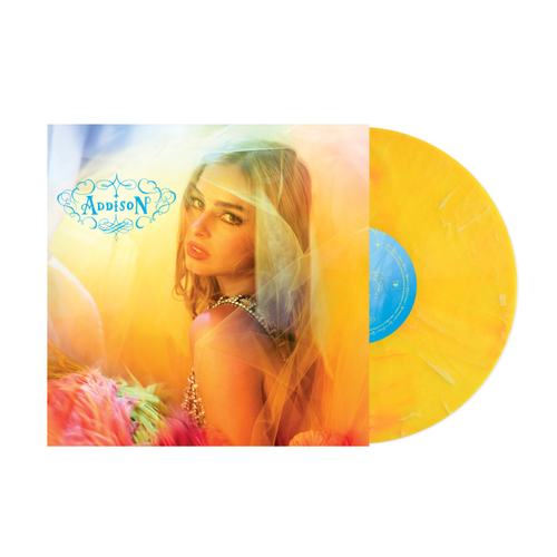 Addison Yellow Marble Vinyl