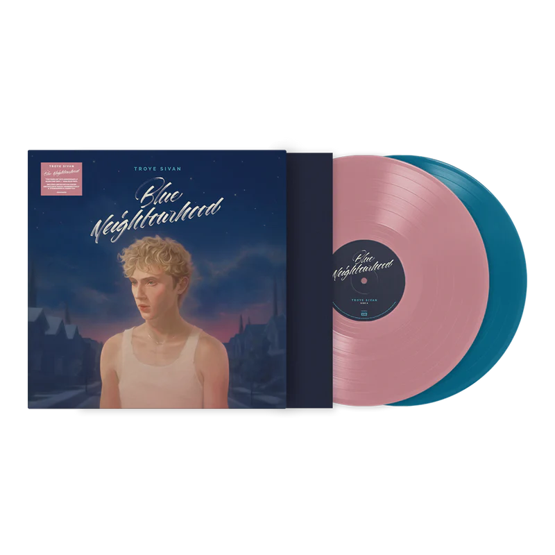 Blue Neighbourhood 'Ten Years On' Blush Pink & Aqua Blue Colored Vinyl